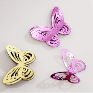 12 Apliques Borboleta Vazada