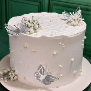 Borboleta 3D Vazada Lamicote com Glitter